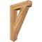 Ekena Millwork Traditional Arts & Crafts Rough Sawn Bracket, Western Red Cedar, 6"W x 30"D x 42"H BKT06X30X42TRA03RWR - alternate 1